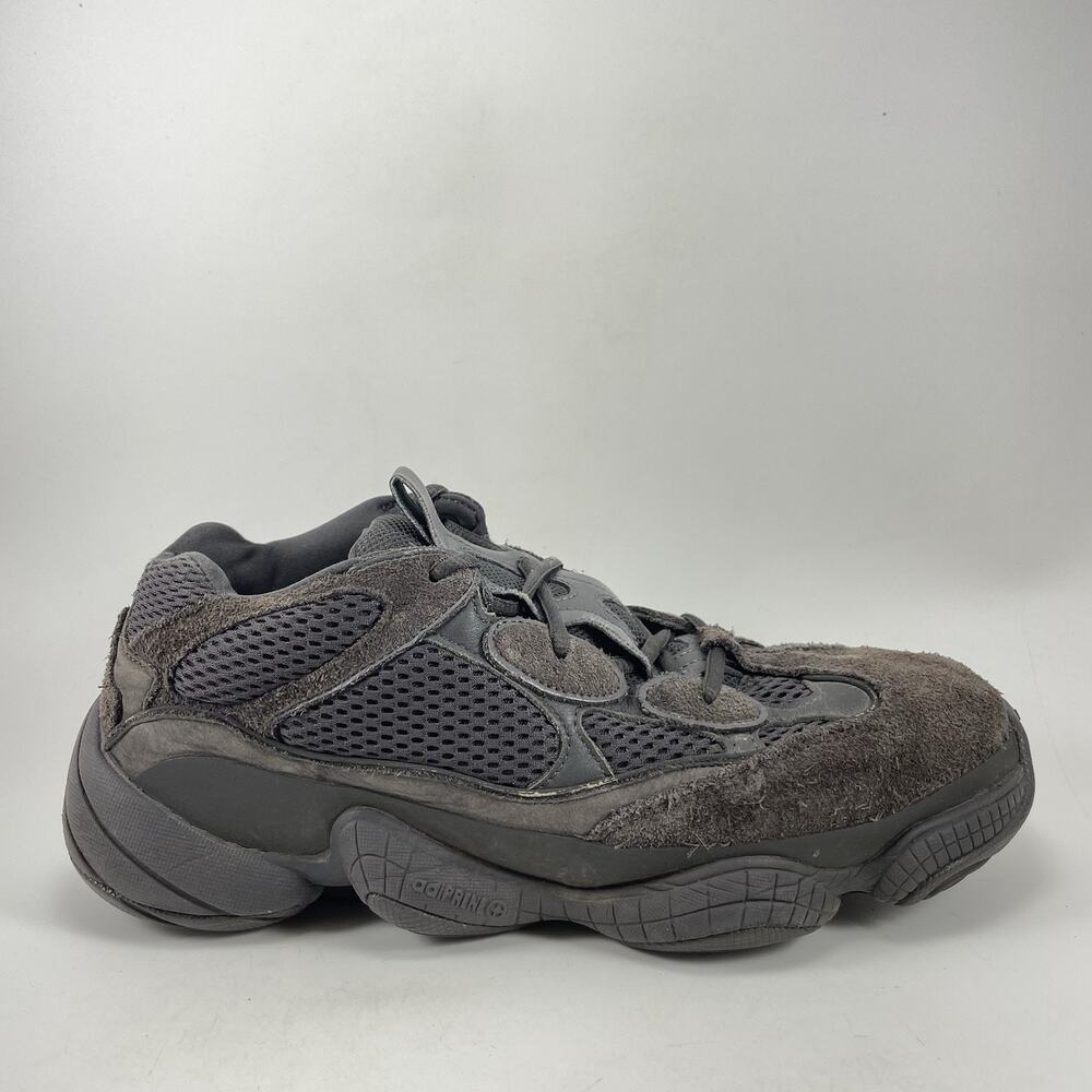 Adidas Yeezy 500 Mens Size 11 Utility Black F36640 Suede Mesh Athletic Shoes